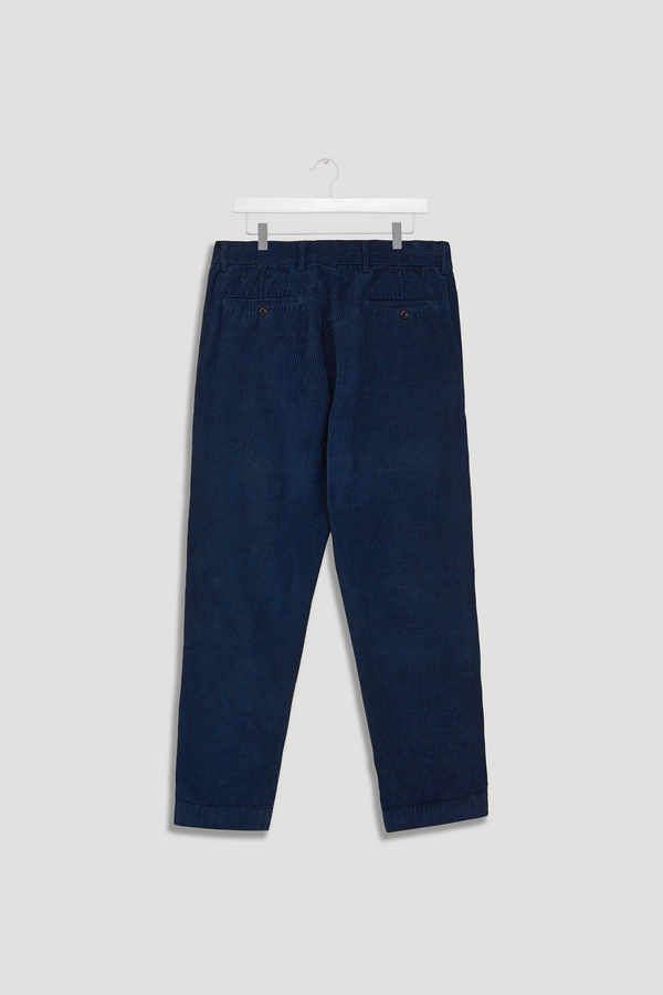 Cord Double Pleated Pant